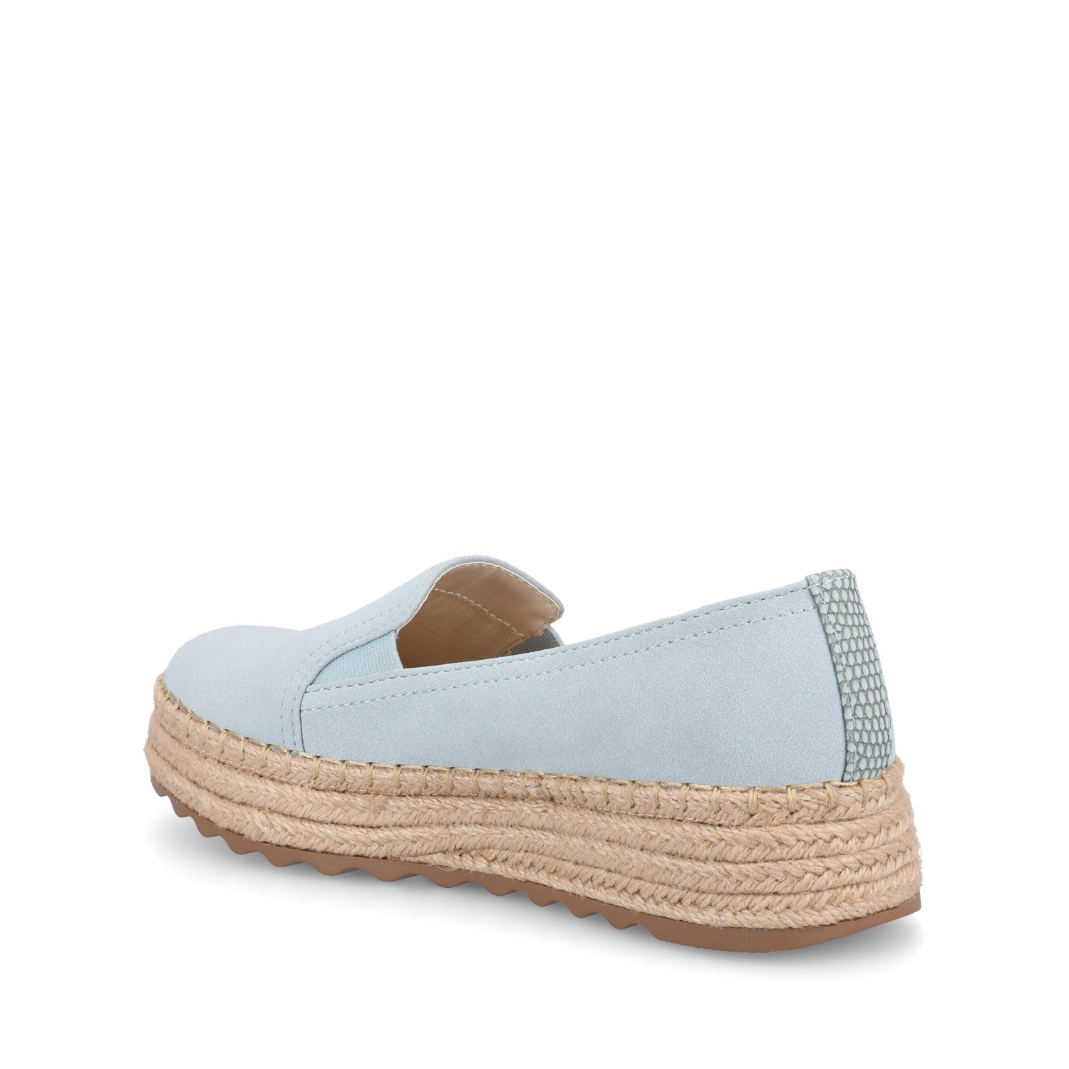 Journee CATALINA SLIP ON ESPADRILLES - Sky Blue