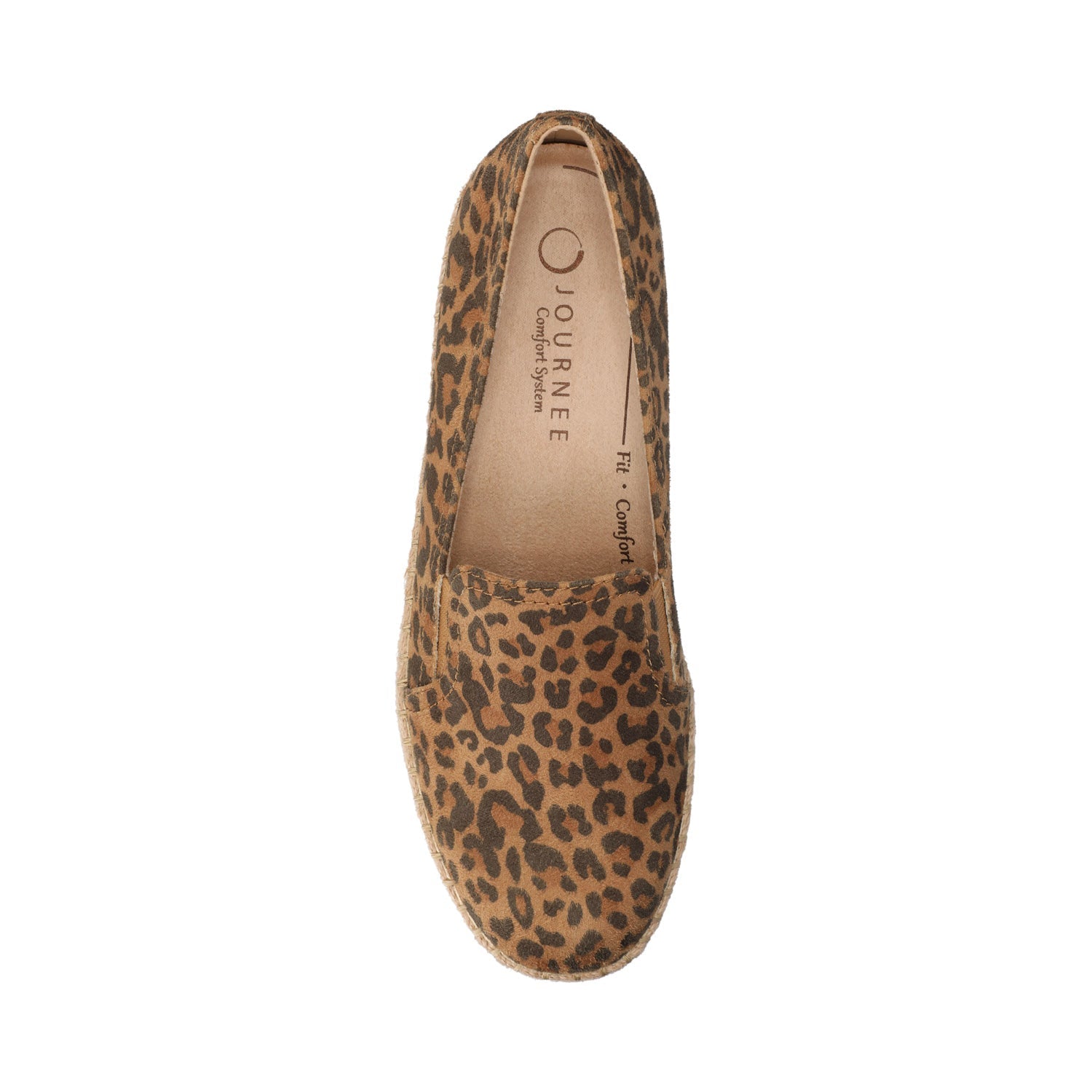 Journee CATALINA SLIP ON ESPADRILLES - Leopard