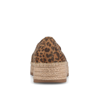 Journee CATALINA SLIP ON ESPADRILLES - Leopard