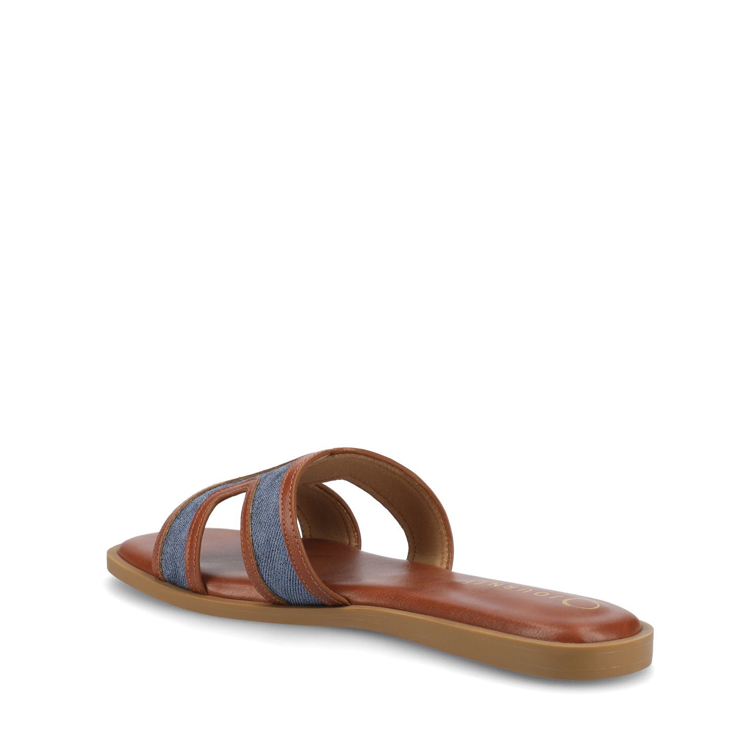 Journee PRIMAH FLAT SANDALS - Denim