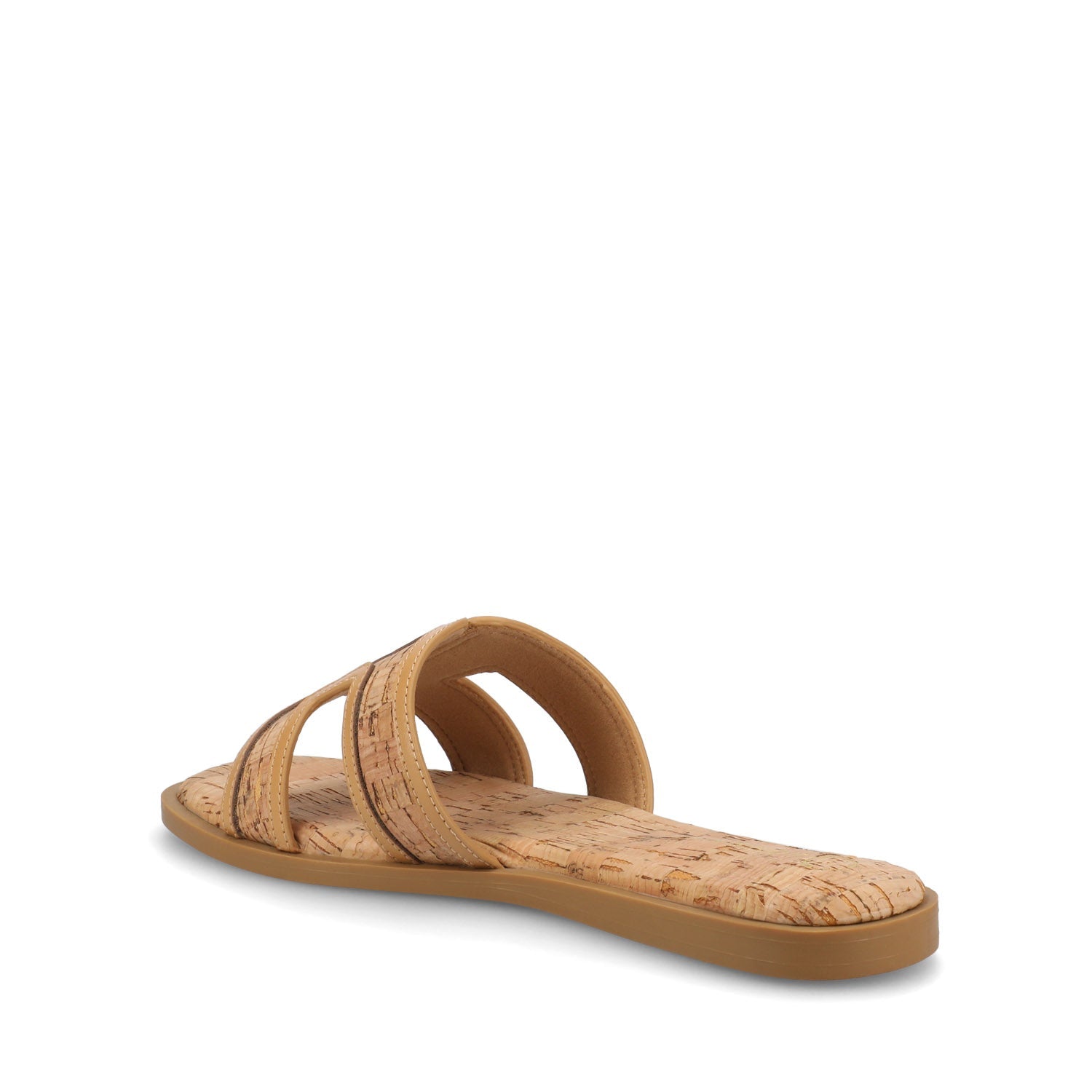 Journee PRIMAH FLAT SANDALS - Cork