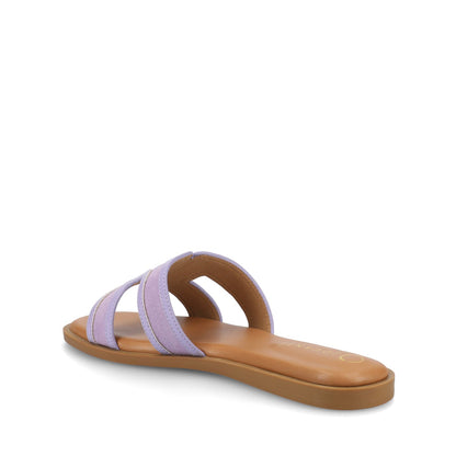 Journee PRIMAH FLAT SANDALS - Lilac