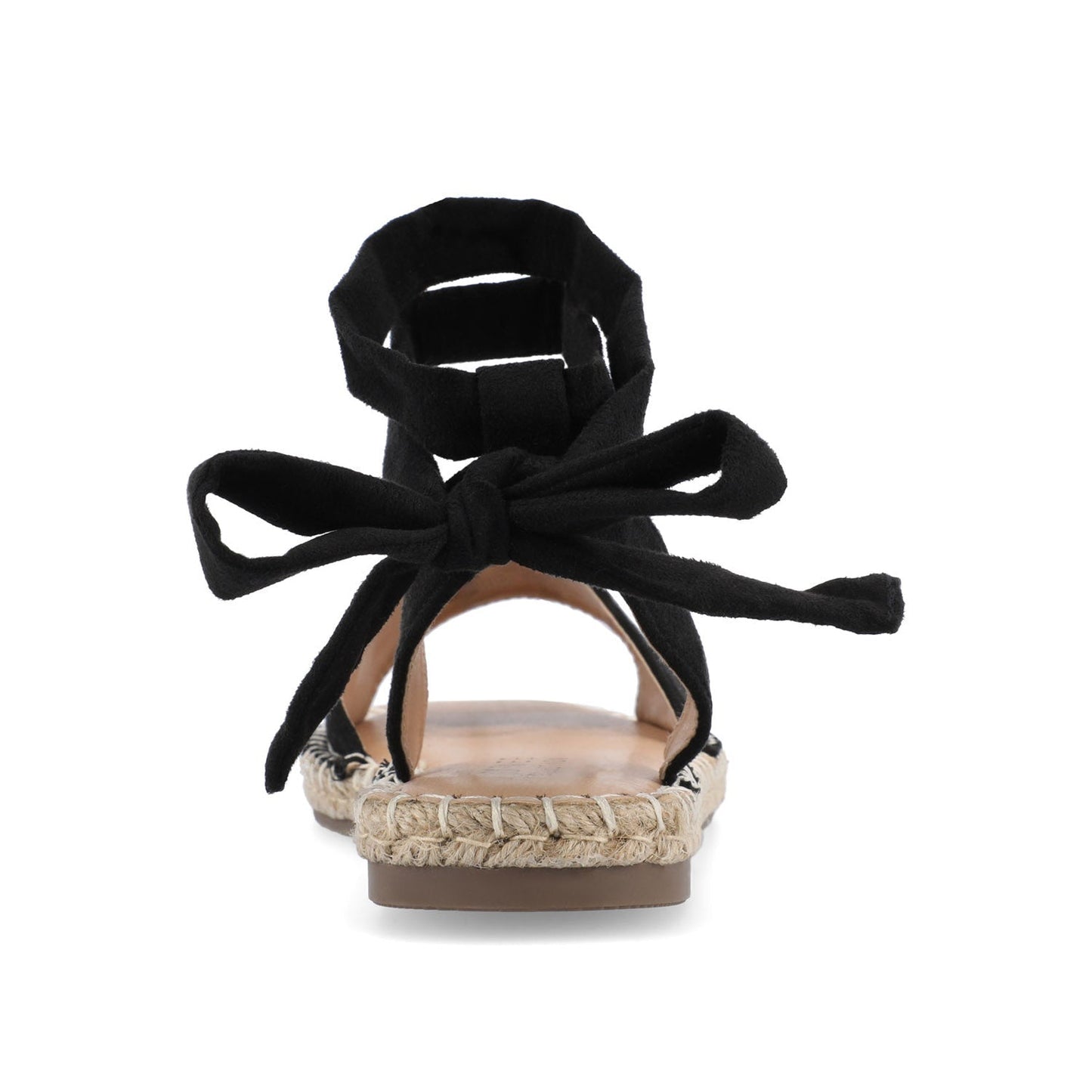 Journee EMELIE ESPADRILLE SANDALS IN WIDE - Black