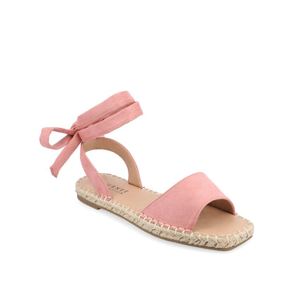 Journee EMELIE ESPADRILLE SANDALS IN WIDE - Rose