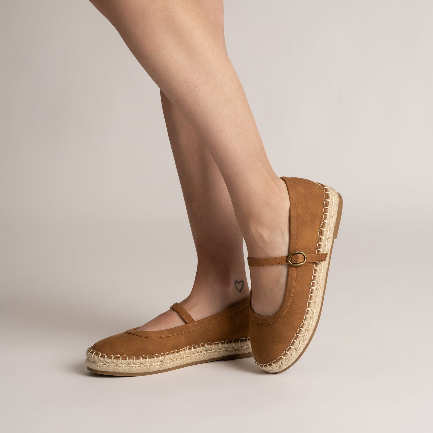 Journee KENZIE ESPADRILLE MARY JANES - Tan