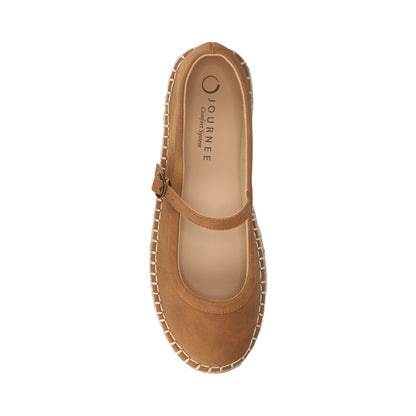 Journee KENZIE ESPADRILLE MARY JANES - Tan