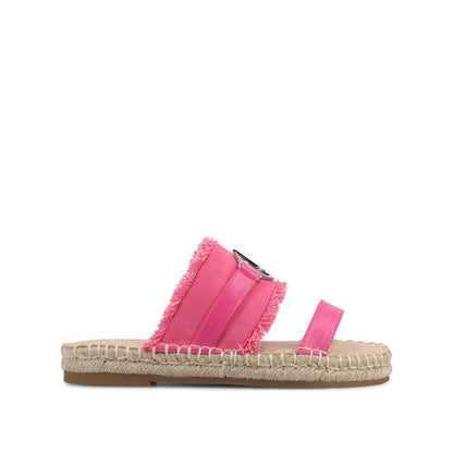 Journee KEELEE ESPADRILLE SANDALS - Hot Pink