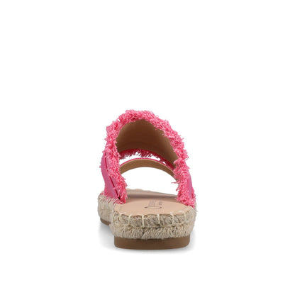 Journee KEELEE ESPADRILLE SANDALS - Hot Pink