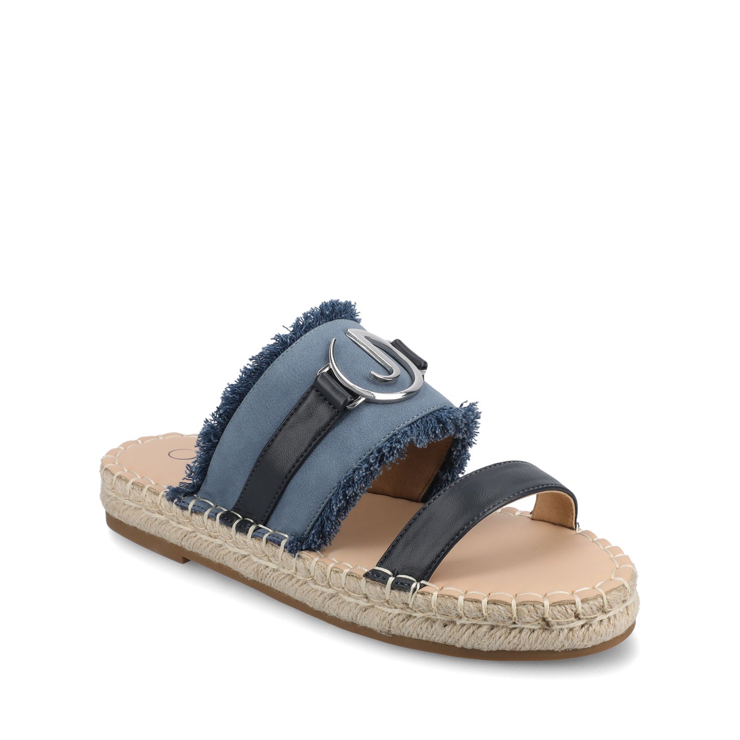 Journee KEELEE ESPADRILLE SANDALS - Navy