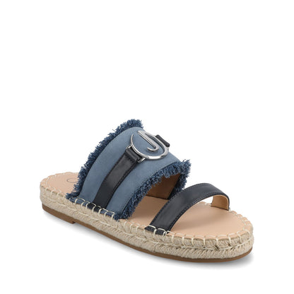 Journee KEELEE ESPADRILLE SANDALS - Navy
