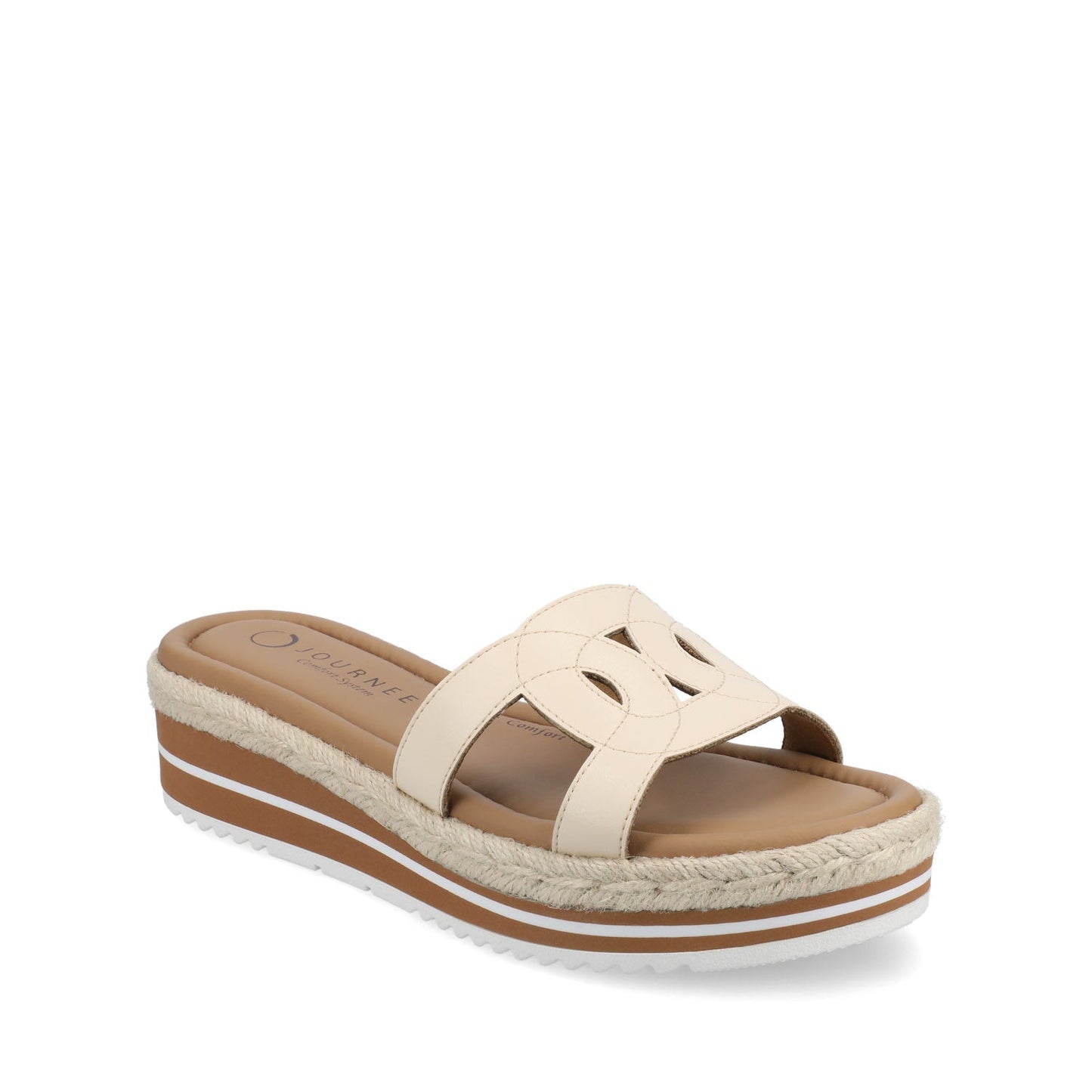 Journee ROSALINDA ESPADRILLE SANDALS - Bone