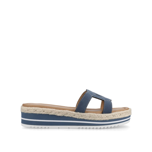 Journee ROSALINDA ESPADRILLE SANDALS - Denim