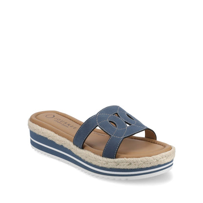 Journee ROSALINDA ESPADRILLE SANDALS - Denim
