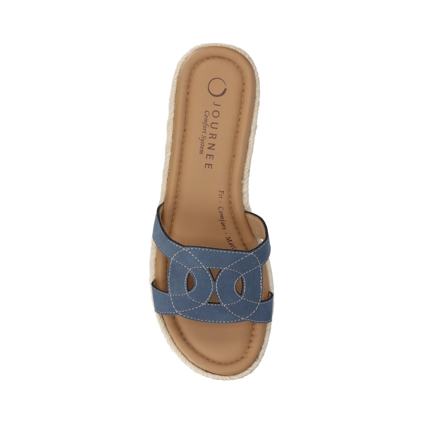 Journee ROSALINDA ESPADRILLE SANDALS - Denim