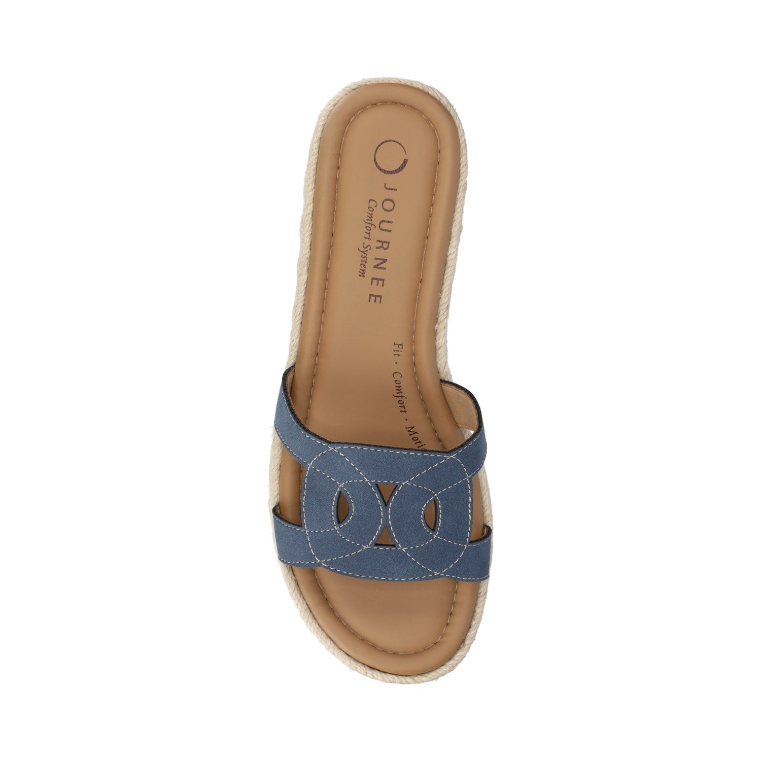 Journee ROSALINDA ESPADRILLE SANDALS - Denim