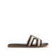 Black/Natural Raffia