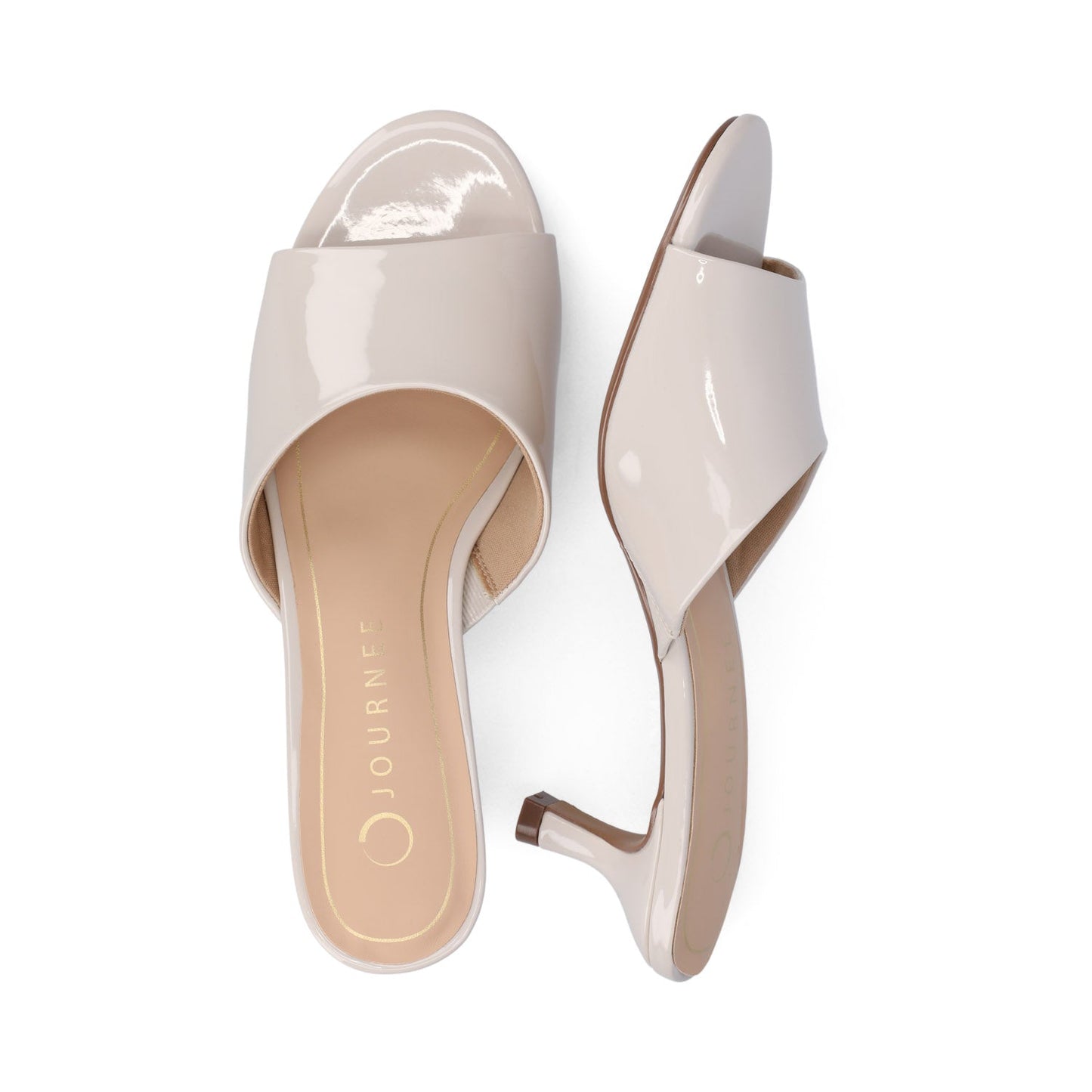 Journee JEYLAH DRESS HEELS - Bone Patent