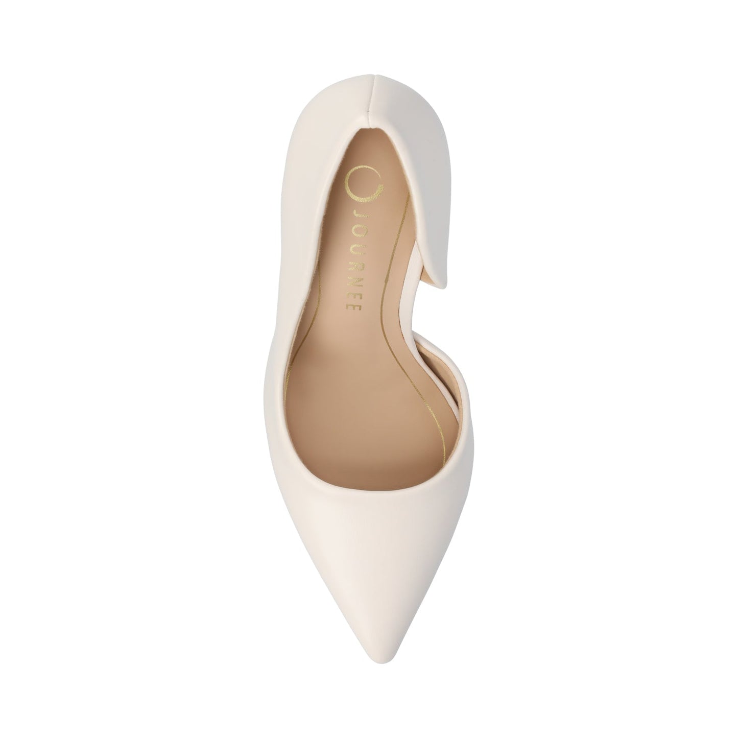 Journee BLANCA D'ORSAY STILETTO PUMPS - Bone