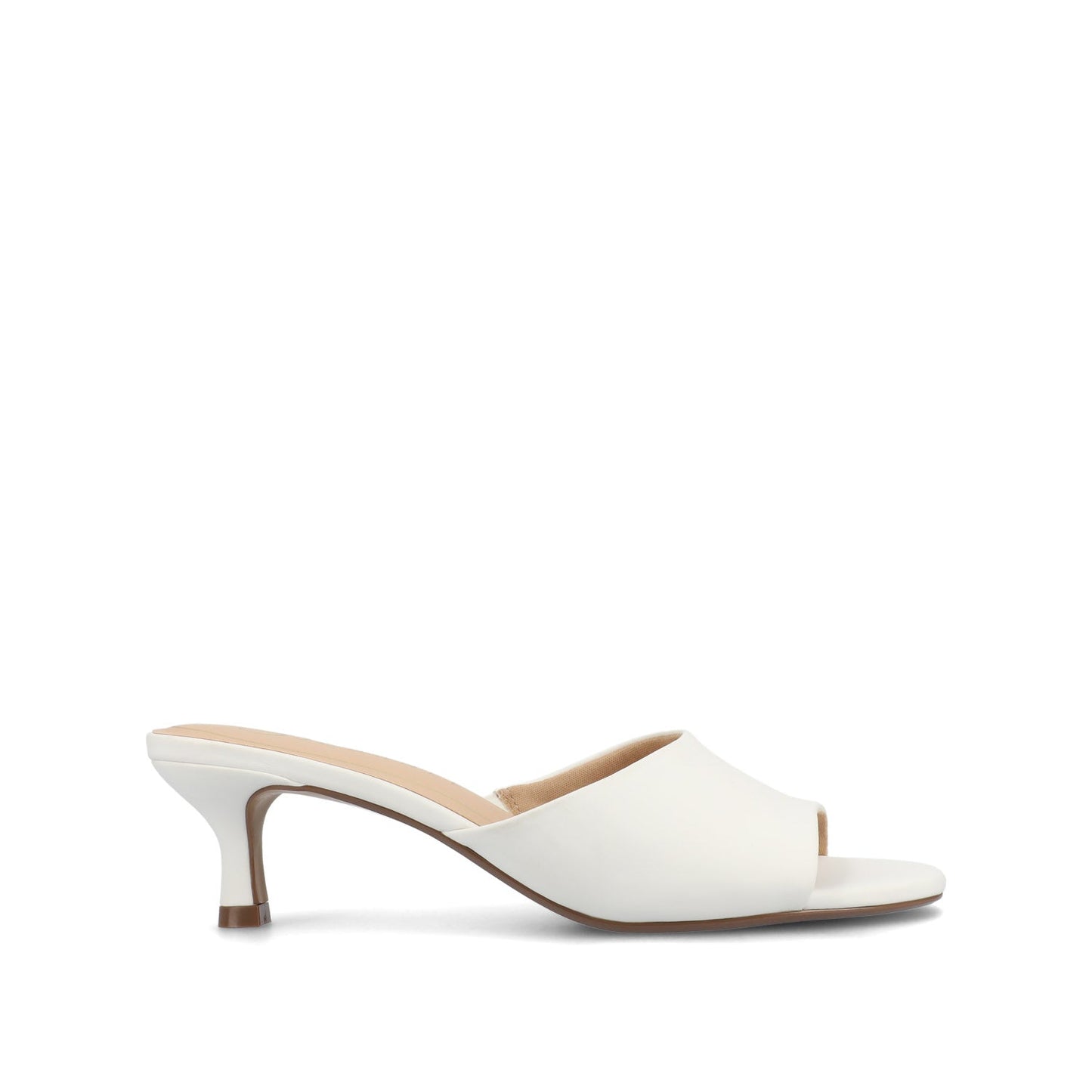 Journee JEYLAH DRESS HEELS - White PU