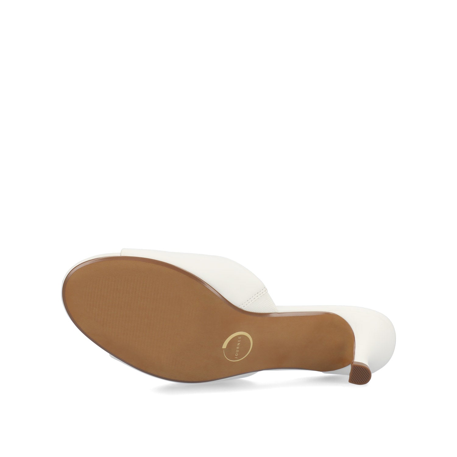 Journee JEYLAH DRESS HEELS - White PU