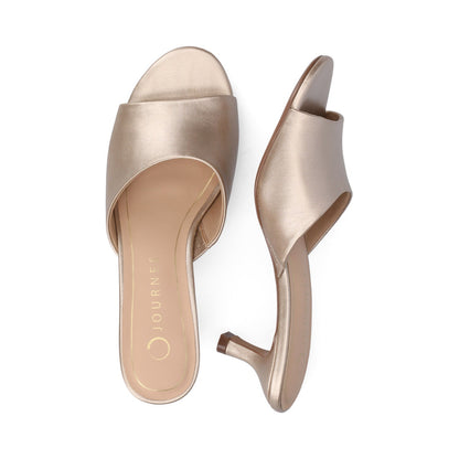Journee JEYLAH DRESS HEELS - Champagne PU
