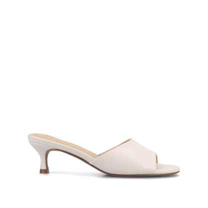 Journee JEYLAH DRESS HEELS - Bone PU