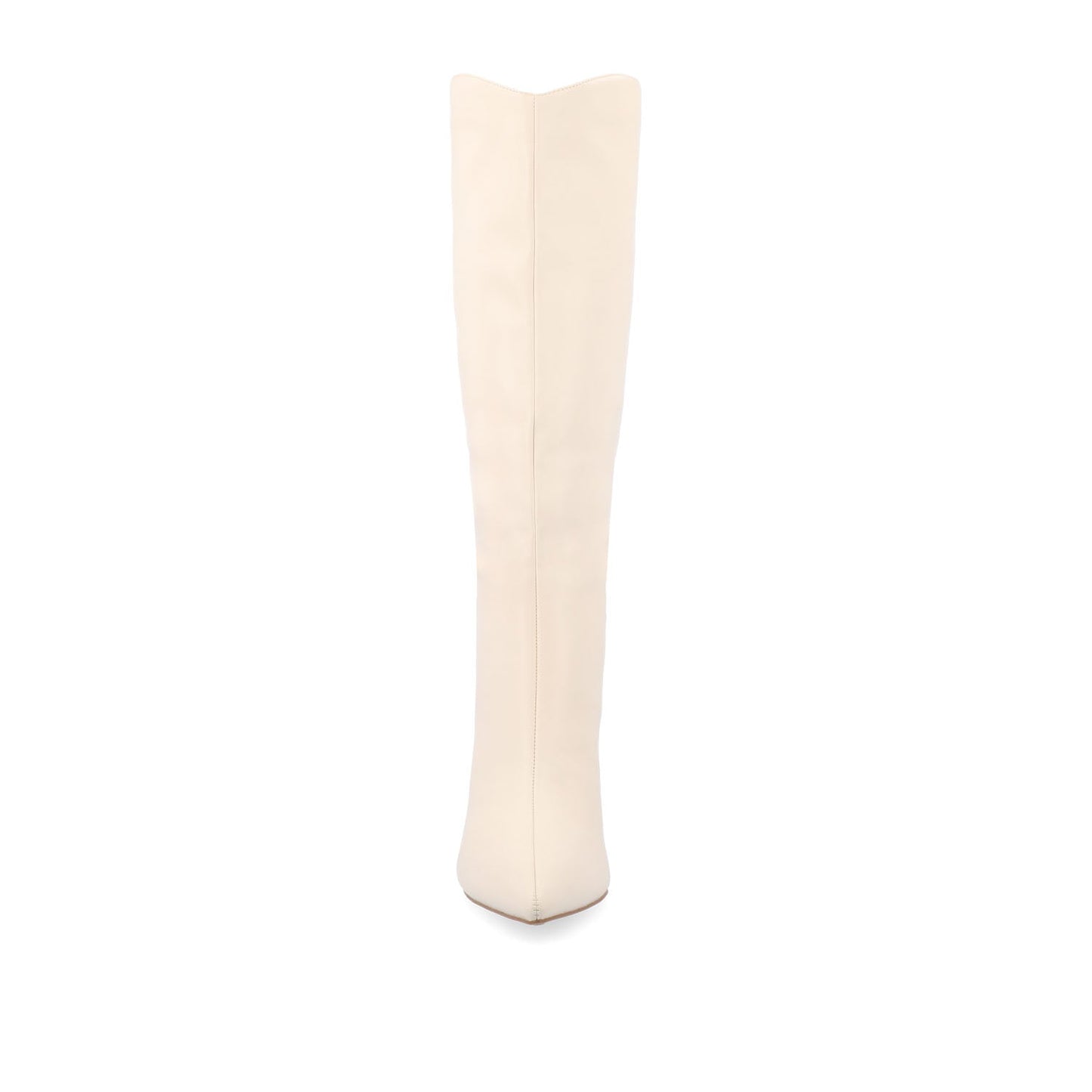 Journee REHELA KNEE HIGH BOOTS IN VEGAN LEATHER - Bone