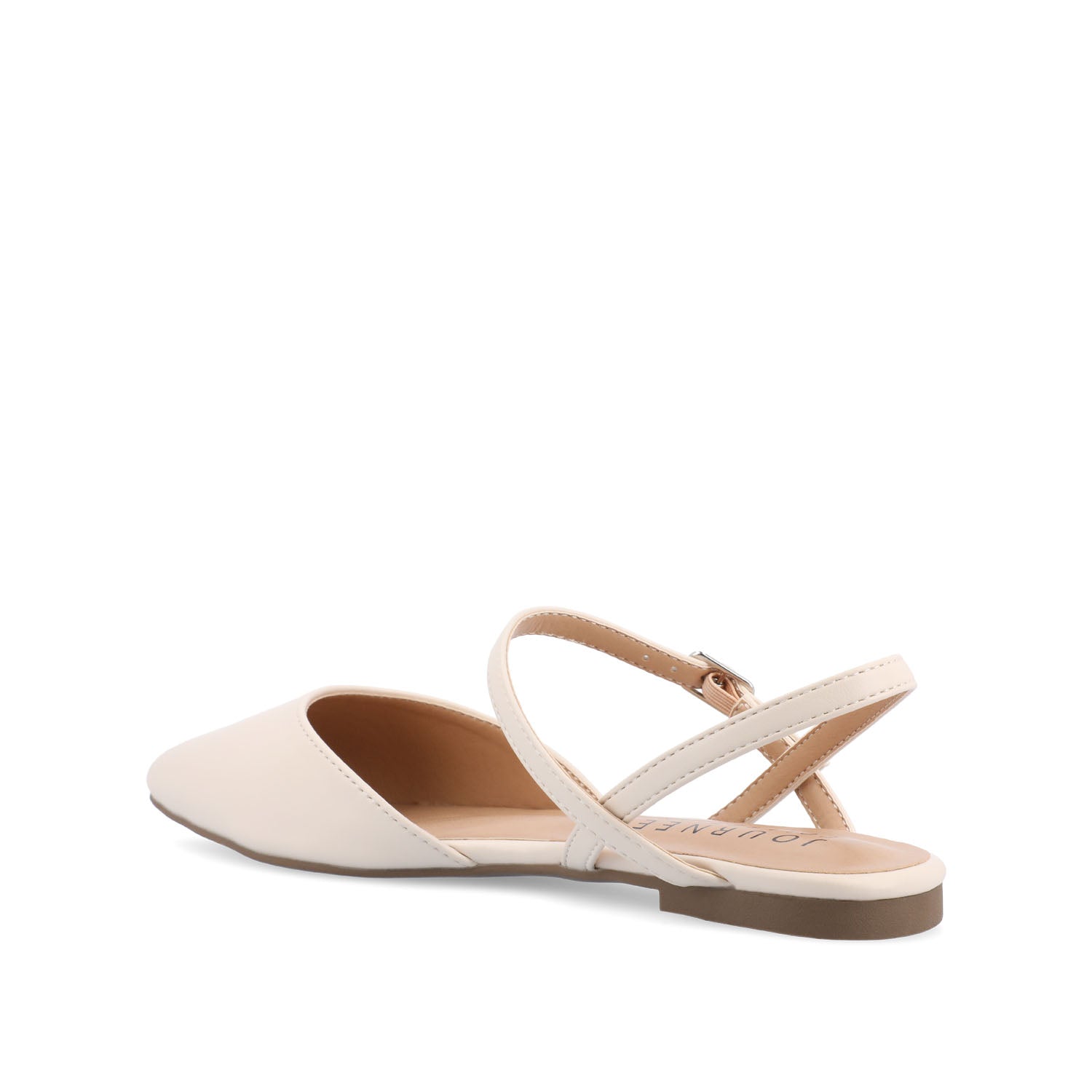 Journee MARTINE SLINGBACK FLATS IN COOL SHADES - Porcelain