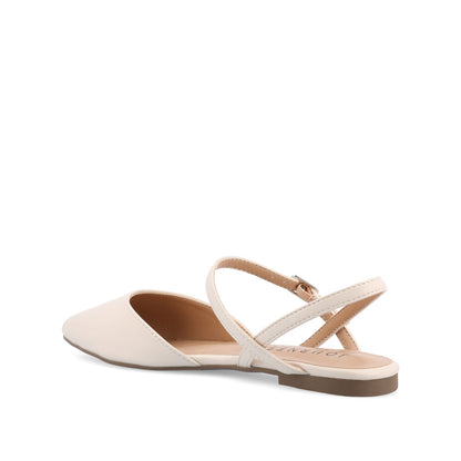 Journee MARTINE SLINGBACK FLATS IN COOL SHADES - Porcelain