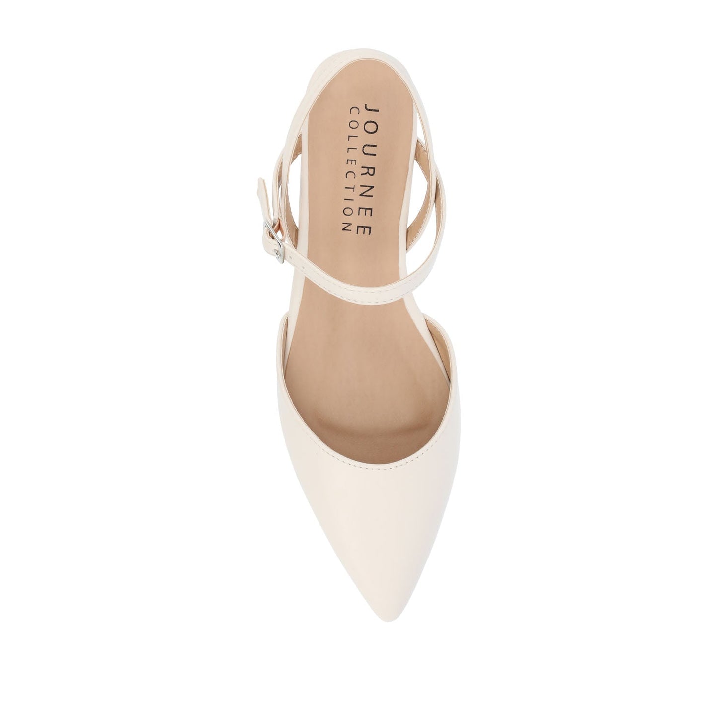 Journee MARTINE SLINGBACK FLATS IN COOL SHADES - Porcelain