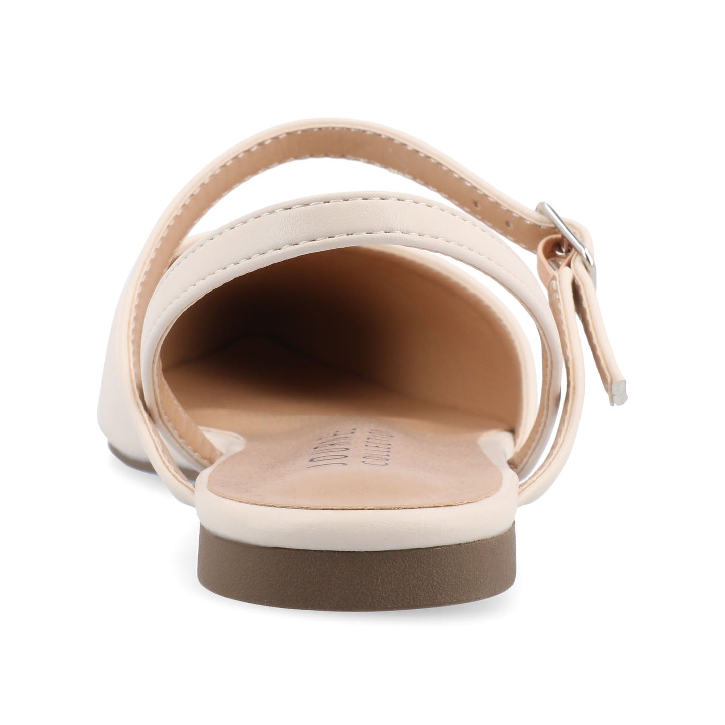 Journee MARTINE SLINGBACK FLATS IN COOL SHADES - Porcelain