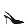 Black Faux Suede