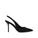 Black Faux Suede