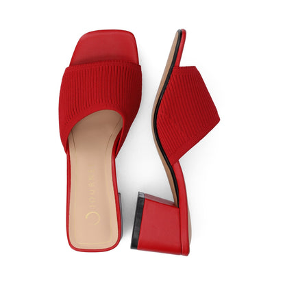 Journee SHILIN DRESS SANDALS - Red