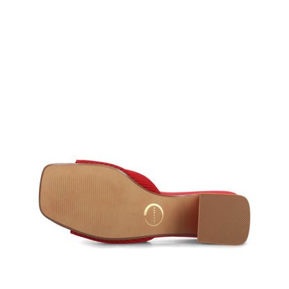 Journee SHILIN DRESS SANDALS - Red