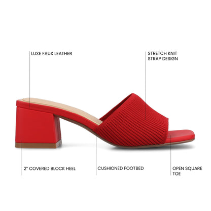 Journee SHILIN DRESS SANDALS - Red