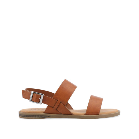 Journee LAVINE MULTI STRAP SANDALS IN STATEMENT - Tan