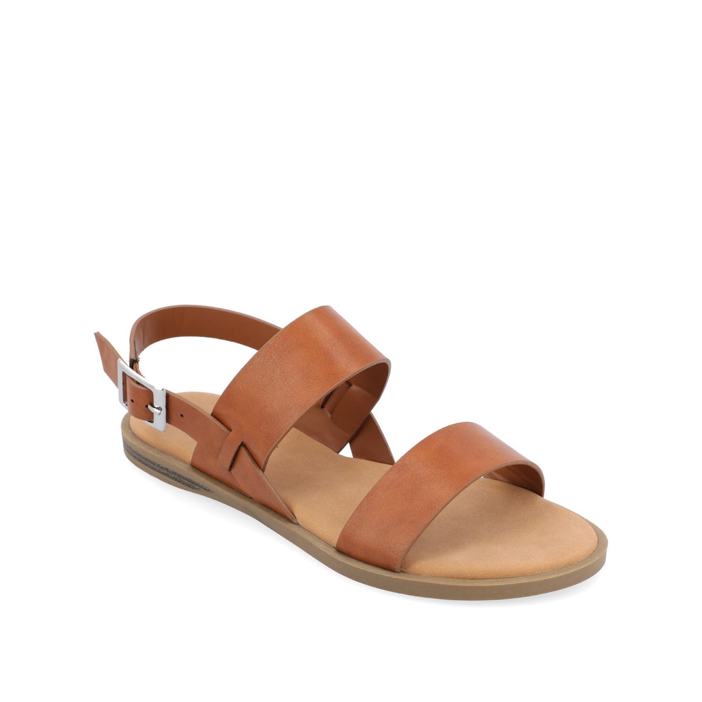 Journee LAVINE MULTI STRAP SANDALS IN STATEMENT - Tan