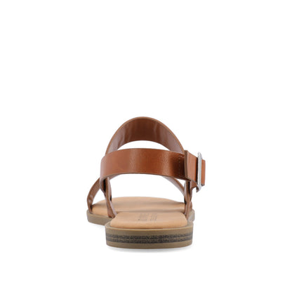 Journee LAVINE MULTI STRAP SANDALS IN STATEMENT - Tan