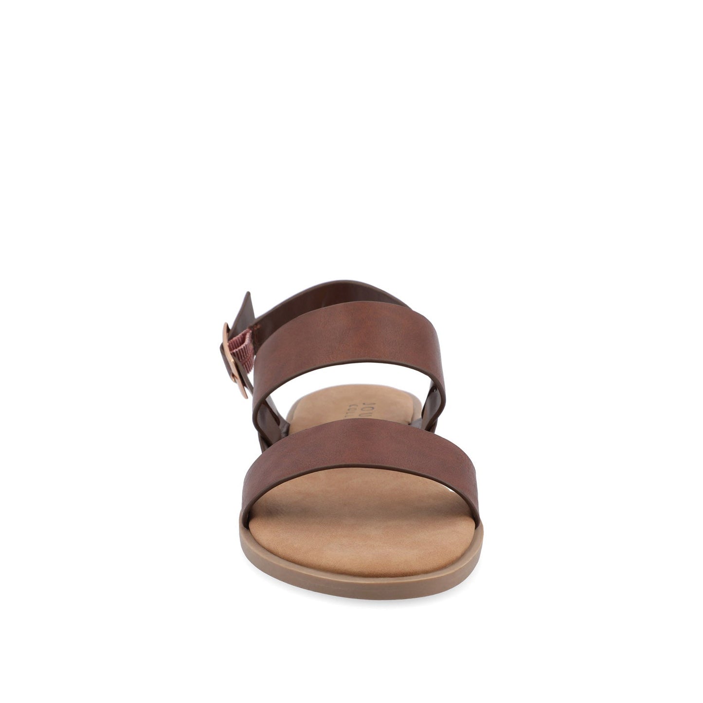 Journee LAVINE MULTI STRAP SANDALS IN STATEMENT - Brown
