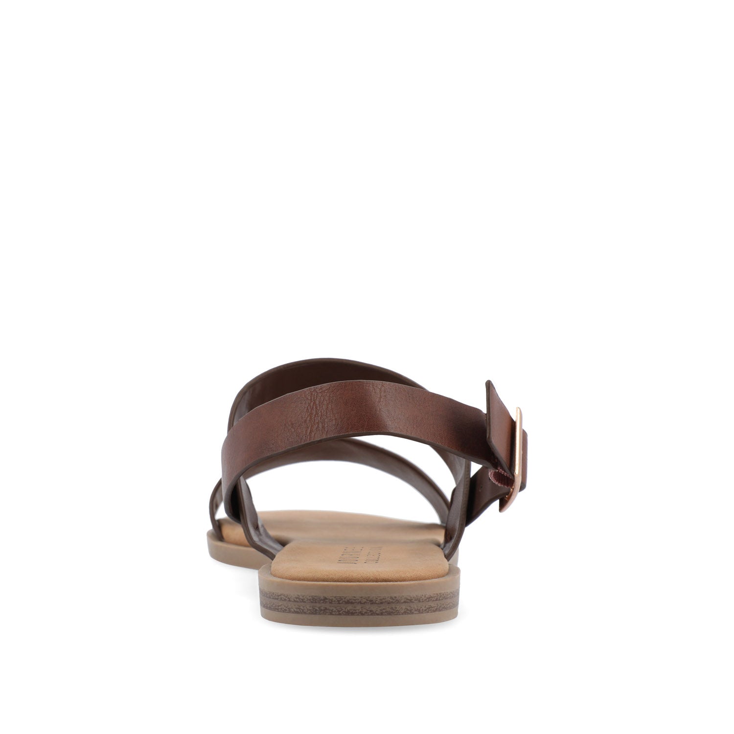 Journee LAVINE MULTI STRAP SANDALS IN STATEMENT - Brown