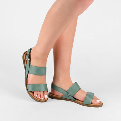 Journee LAVINE MULTI STRAP SANDALS IN STATEMENT - Raspberry