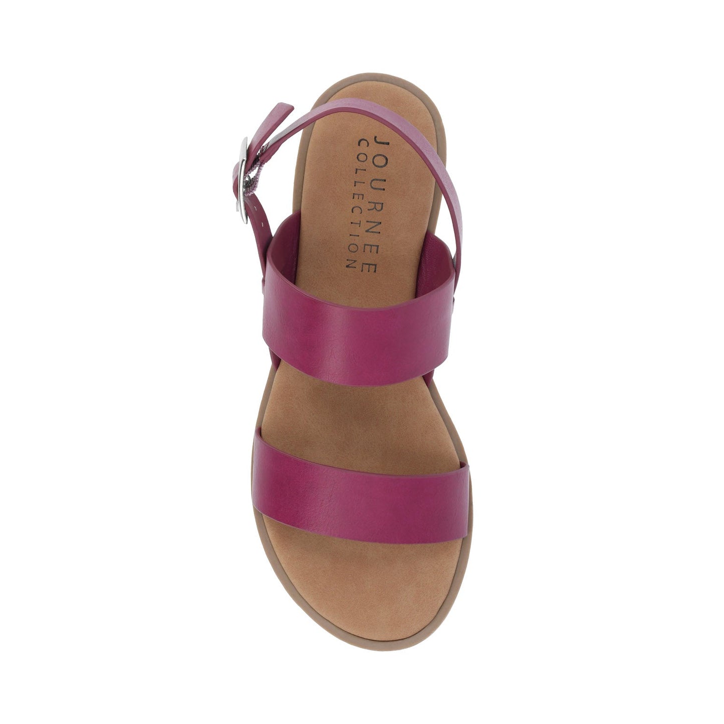 Journee LAVINE MULTI STRAP SANDALS IN STATEMENT - Raspberry