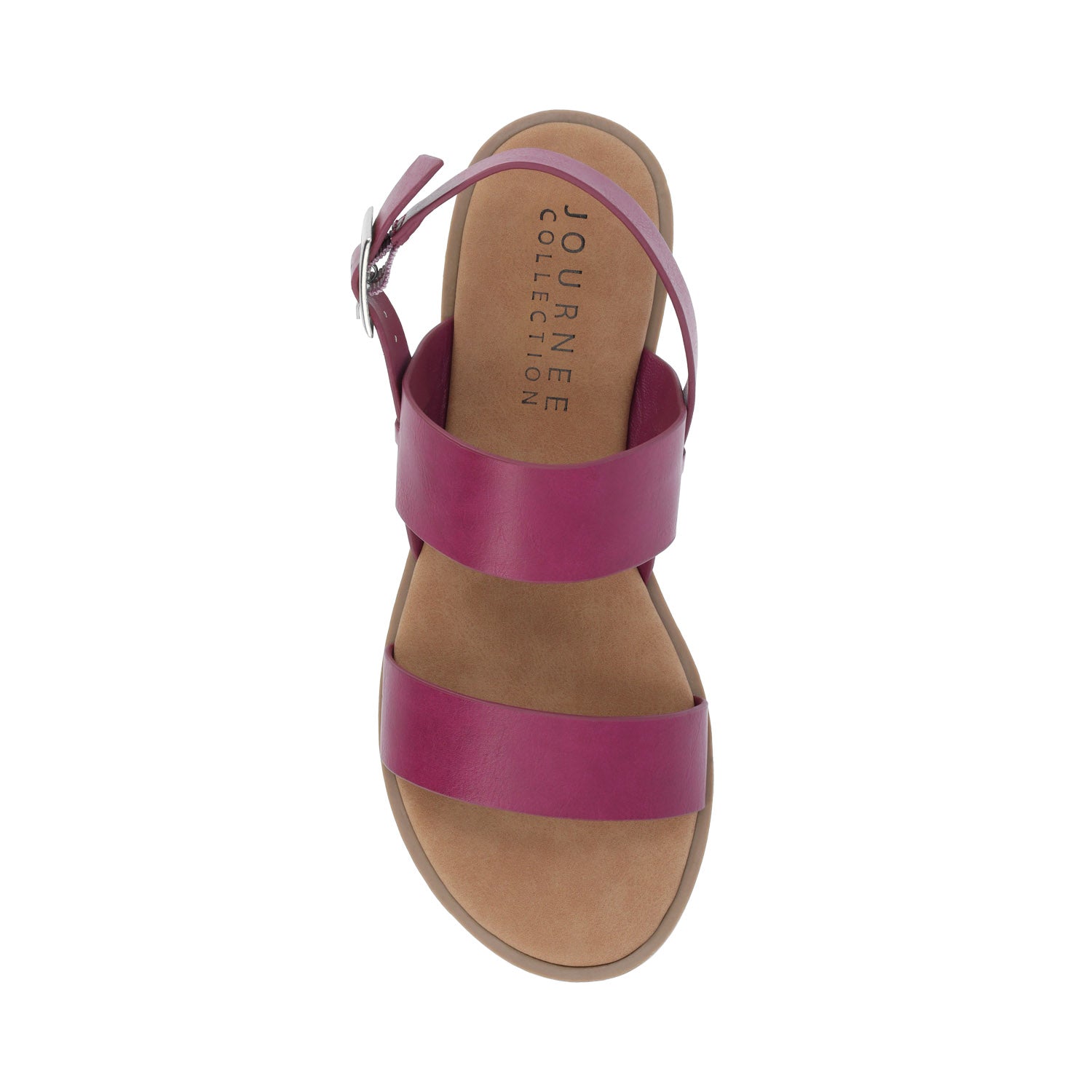 Journee LAVINE MULTI STRAP SANDALS IN STATEMENT - Raspberry