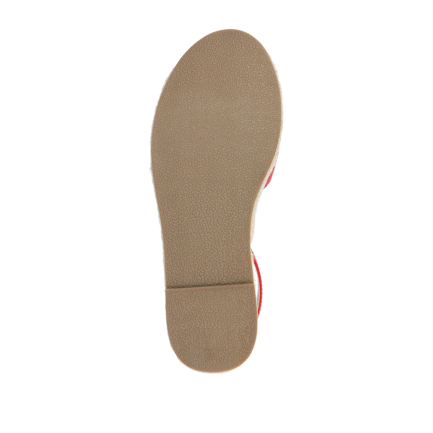 Journee LYDDIA ESPADRILLE SANDALS IN VEGAN LEATHER - Red