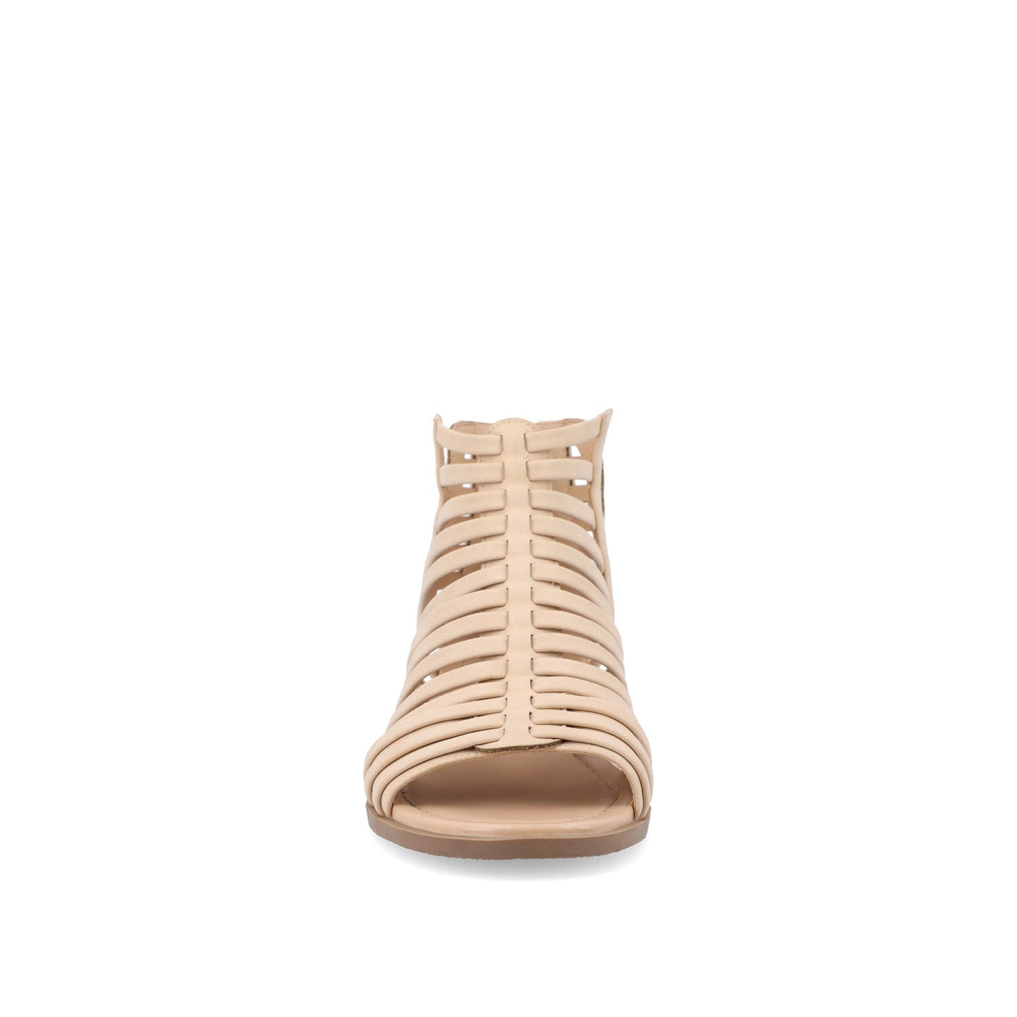 Journee DELILAH GLADIATOR SANDALS IN VEGAN LEATHER - Nude