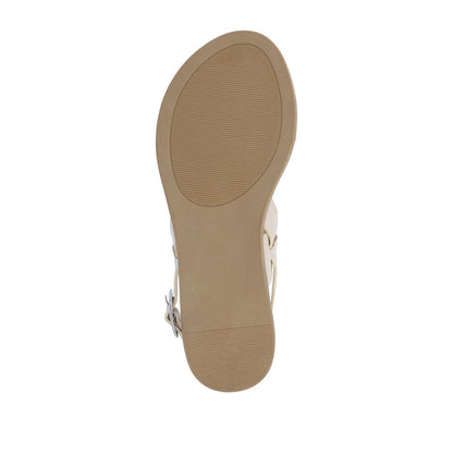Journee LAVINE MULTI STRAP SANDALS IN STATEMENT - Beige