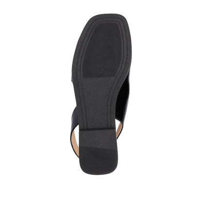 Journee BRINSLEY CUTOUT SANDALS IN PATENT - Black Patent