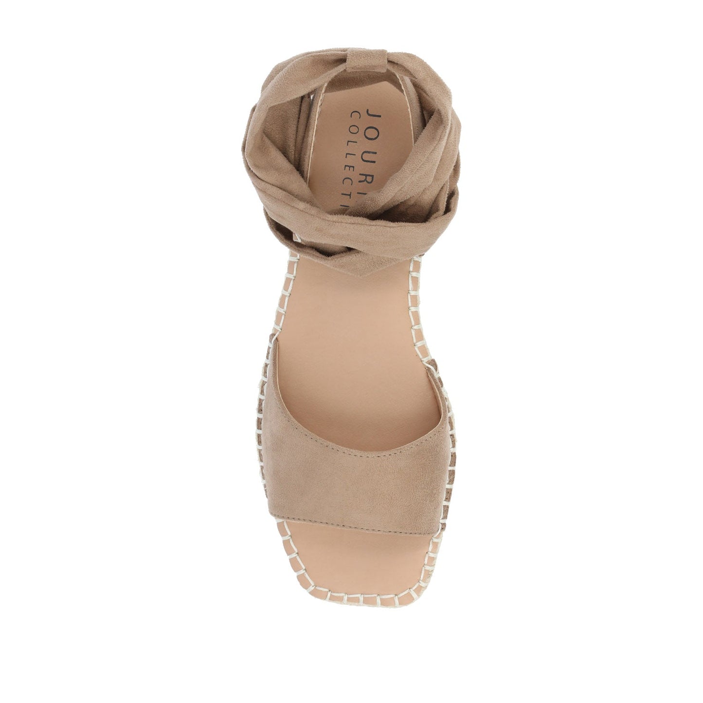 Journee EMELIE MULTI STRAP ESPADRILLE SANDALS - Tan