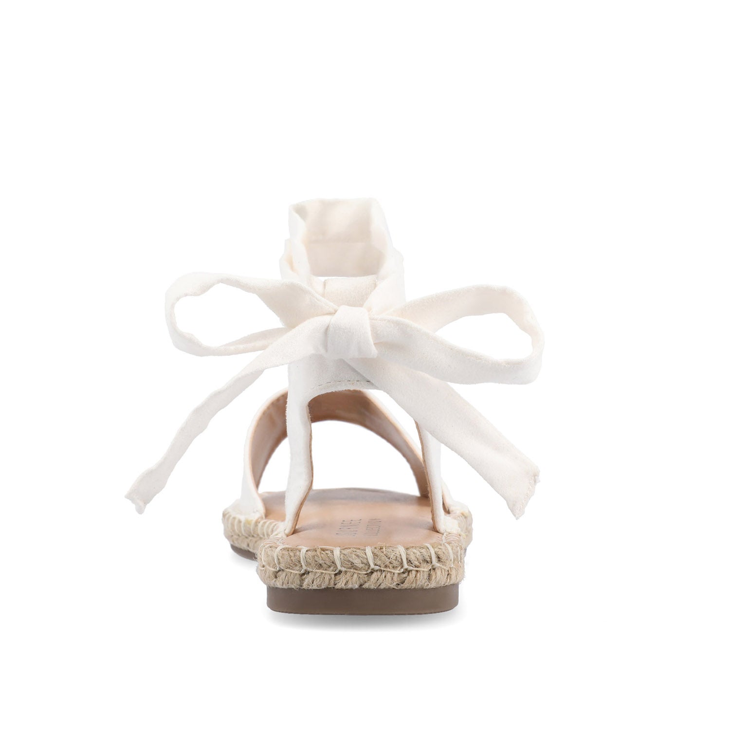 Journee EMELIE MULTI STRAP ESPADRILLE SANDALS - White